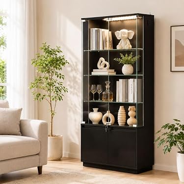Amazon.co.jp 最新リリース: ガラスディスプレイキャビネット の新着